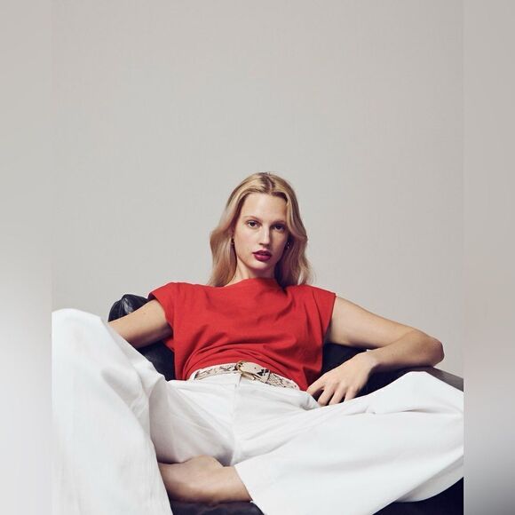 NWT J. Crew Wide-leg essential jean in white - Picture 10 of 15